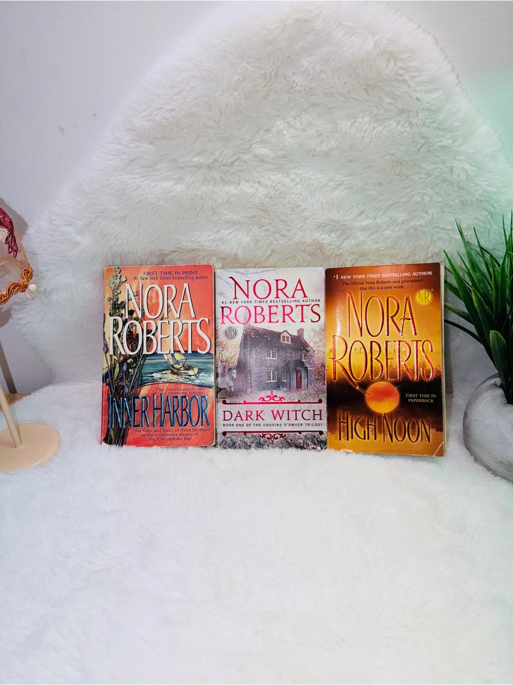 Dark Witch, High Noon & Inner Harbor Paperback Trio Set by Nora Roberts ๐